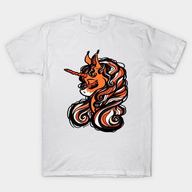 Cincinnati Football Unicorn T-Shirt by Jan Grackle